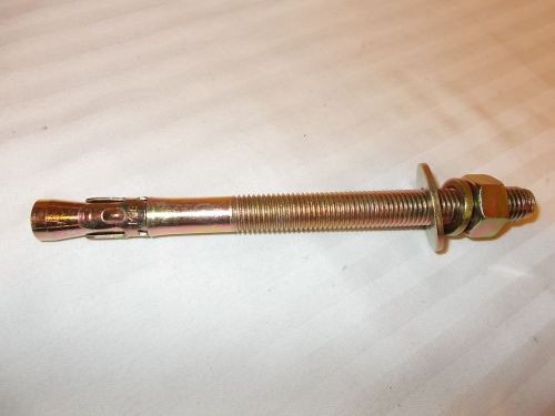 Anchor bolt w/lock washer * m16 200mm * 5/8&#034; x 8&#034; for sale