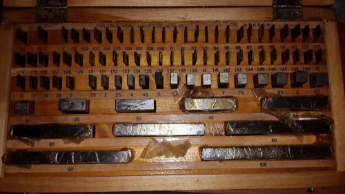 Precision Metric Gauge Block (83 pcs) Class 1 Top Grade ! Endmass Satz USSR!