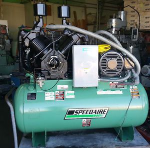 3 Phase Speedaire 30HP Electric Air Compressor – 120 Gallon, 175 psi – Free Ship