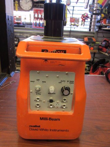 David White Instruments Milli-Beam Realist Laser Level w/ Case &amp; Extras ~ Tested