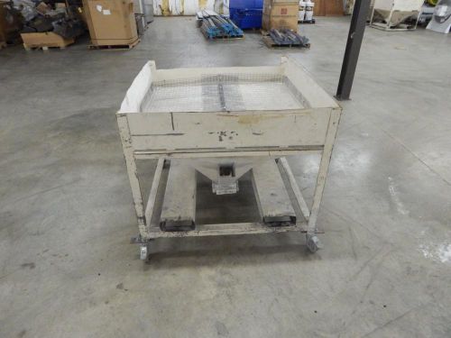 Imcs portable storage bin material hopper 44 x44 x40 modified! for sale