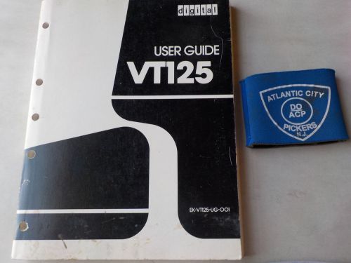 DIGITAL VT125 USERS GUIDE