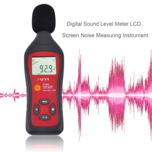 Professional Digital Sound Level Meter LCD Screen Noise Measuring Instrument LO