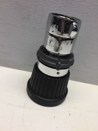 Elkhart brass select-o-flow nozzle silver/black for sale