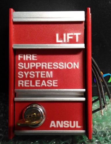 ANSUL Fire Suppression System Release Pull Station w/Key &amp; Paperwork NEW