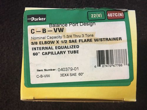 Parker c-b-vw 3ex4 sae 60&#034; balanced port valve for sale