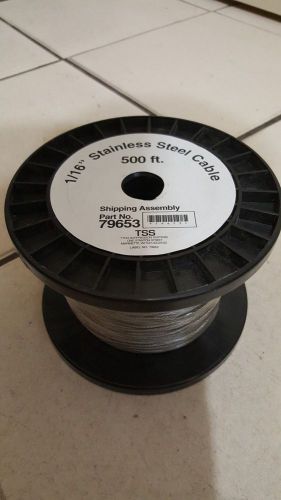 ANSUL 1/16&#034; Stainless steel cable spool 500&#039; NEW