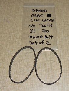 Denford orac lathe xl200 stepper belts 100 teeth for sale
