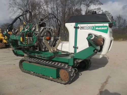 McELROY 412 TRACSTAR HDPE PIPE FUSION MACHINE WITH HEATER/INSERTS