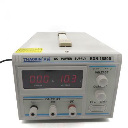 Adjustable DC Power Supply Output 0-15V 0-80A Resolution 0.1A/0.1V AC220V