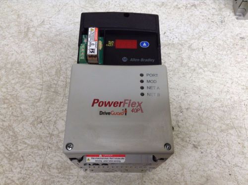 Allen bradley 22d-d2p3n104 powerflex 40p 1 hp .75 kw vfd frn 1.01 22dd2p3n104 for sale