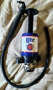 Vintage Genuine Miller Lite Beer Keg Party Pump, Keg Tap, Hand Pump With Spigot