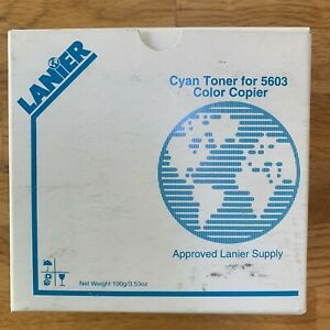 LANIER CYAN TONER FOR 5603 COLOR COPIER #117-0231 (NEW IN BOX)