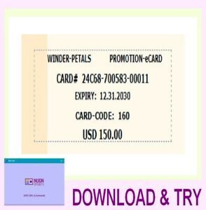 Store Giftcard Design Print Software (Try-Today; Pos Loyalty Inventory NUGN)