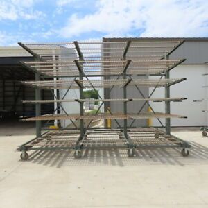 West Point Rack Double Column Cantilever Storage Shelf/Rack 105&#034;Wx196&#034;Lx132&#034;H