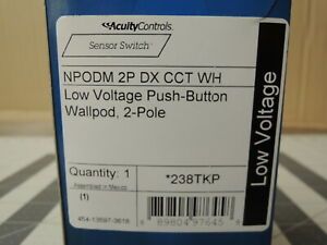 Sensor Switch nLight NPODM 2P DX CCT WH - Correlated color temperature WallPod
