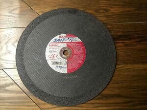 Sait 24160 Type 1 A24R 14&#034; x 1/8&#034; x 3/4” Aluminum Oxide Abrasive Cut-Off Wheel