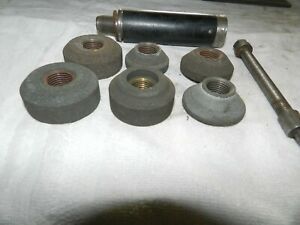 Albertson Sioux Valve Seat Grinder Stone Holder #1702 +attach + Assorted stones