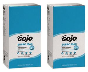 Gojo 7572 SUPRO MAX Hand Cleaner Refill, 5000 mL, Floral Scent, 2/Carton