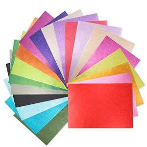 200 Sheets 20 Multicolor Tissue Paper Bulk Gift Wrapping Tissue Paper Decorative