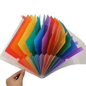 A4 Expanding File Folder 7/13 Pockets Accordion Document Organizer Storage #S24