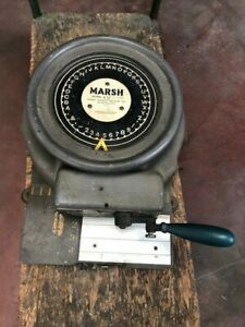 MARSH MODEL S 3/4&#034; STENCIL CUTTER/ CUTTING MACHINE