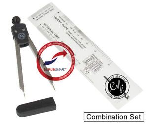 EKG Calipers and EKG Reference Ruler Combination Set #201 US Seller FAST Shiping