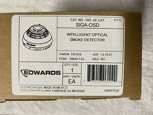 Edwards EST SIGA-OSD Intelligent Optical Smoke Detector