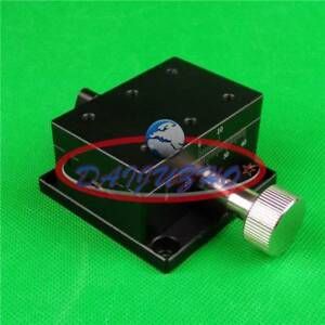 15*15mm X-Axis Dovetail Manual Trimming Platform Gear Sliding Table New