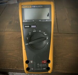 Fluke 77III Digital Multimeter Tester With One Test  Lead and Case Some Markinga