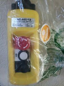 Crane Hoist Control, XAC-A2713 Crane Chain Hoist Push Button Switch Lifting