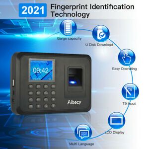 Biometric Fingerprint Checking-in Attendance Machine Employee Time Clock L5N7