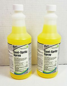 Lot of 2 ~ NYCO Sani-Spritz Spray 1QT. Each disinfectant cleaner
