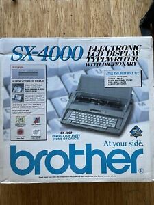 Brother SX-4000 Electronic LCD Digital Display Typewriter with Dictionary NIB