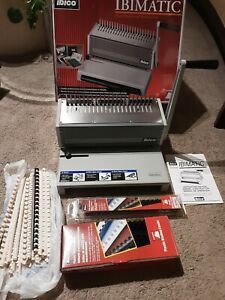 IBICO IBIMATIC  Binding &amp; Punch Machine with  combs &amp; instructions