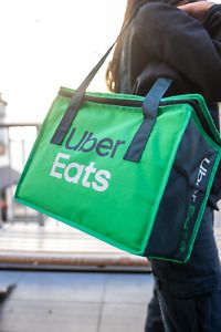 Uber Eats food delivery bag Branded Hot food carrier insulated Grocery bag