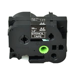 1PK Stencil Label Tape Compatible with STE-161 ST-161 for Brother 36mm