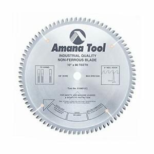 Amana Tool - 510801 Carbide Tipped Aluminum &amp; Non-Ferrous Metals 10&#034; Dia x 80...