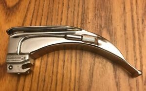 Rusch Fiberoptic Laryngoscope Blade Macintosh #3 Nice Used Shape!l