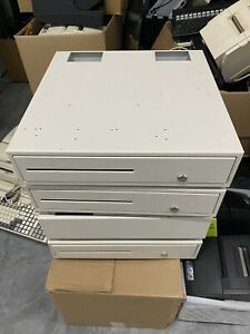  POS Cash Register Drawer Box 5 Bill 5 Coin White POS Printer Compatible