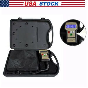 220 lbs electronic refrigerant charging digital weight scale with case for hvac