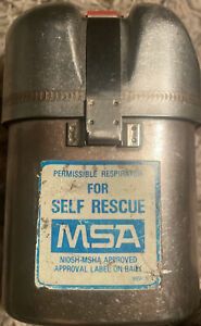 MSA W65 Self Rescuer Manufacture Date 9-92