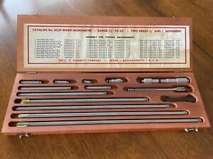 starrett inside micrometer set 823F