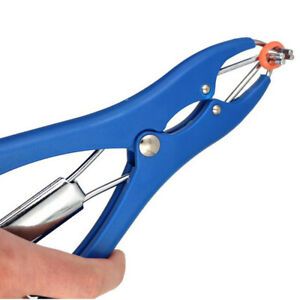 Animal Equipment Tool Cattle Sheep Castration Plier + 100Pcs Castrator Rings