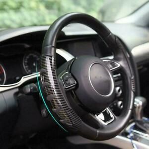 2 x Universal Car Interior Steering Wheel Booster Cover Fiber NonSlip.* L6Z4