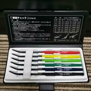 Hardness Tester Checker Set MA00600 TSUBOSAN File HRC40-65 6pcs.Tool set