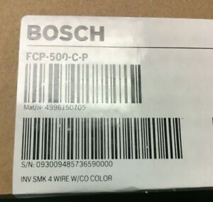 Bosch FCP-500-C-P Invisable Smoke and CO Detector 4 wire flush mount - color