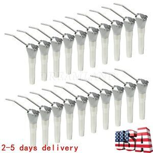 20*Dental 3 Way Air Water Spray Triple Syringe Handpiece + Nozzles Tips Tr