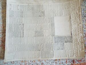 5 Vintage Cardboard Newspaper Printing Typesets, THE SIOUX CITY TRIBUNE, 1936
