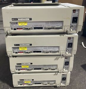 Lot 4 HP Agilent 3396A Lab Chromatography GCMS Integrator Parts Repair Powers On